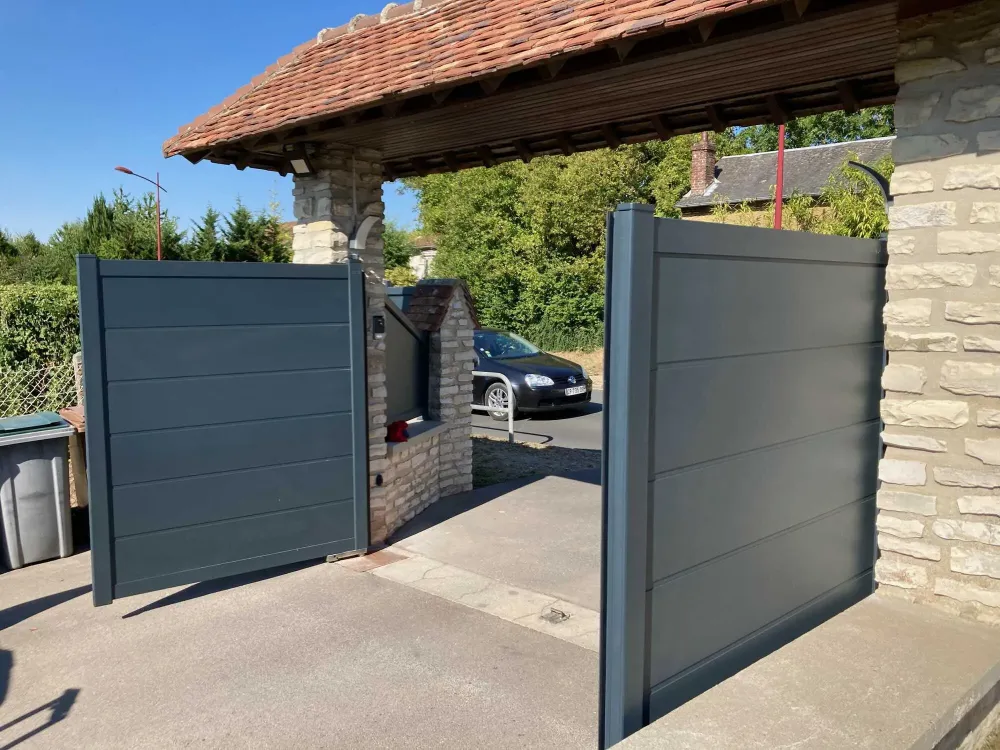 remplacement de portail aux marais
